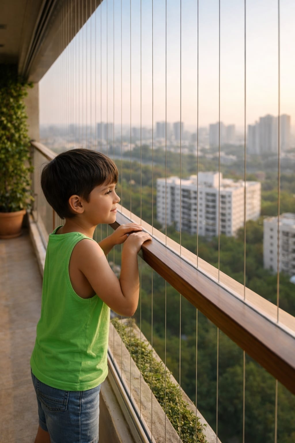 Children Safety Invisible Grills