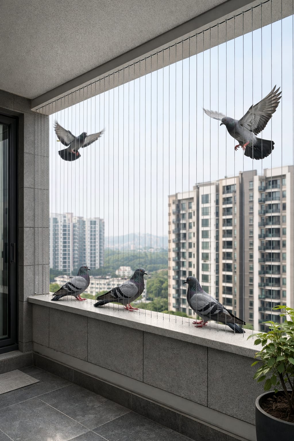 Pigeon Safety Invisible Grills